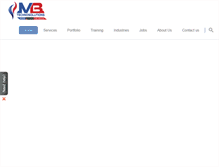 Tablet Screenshot of mbtechnosolutions.com